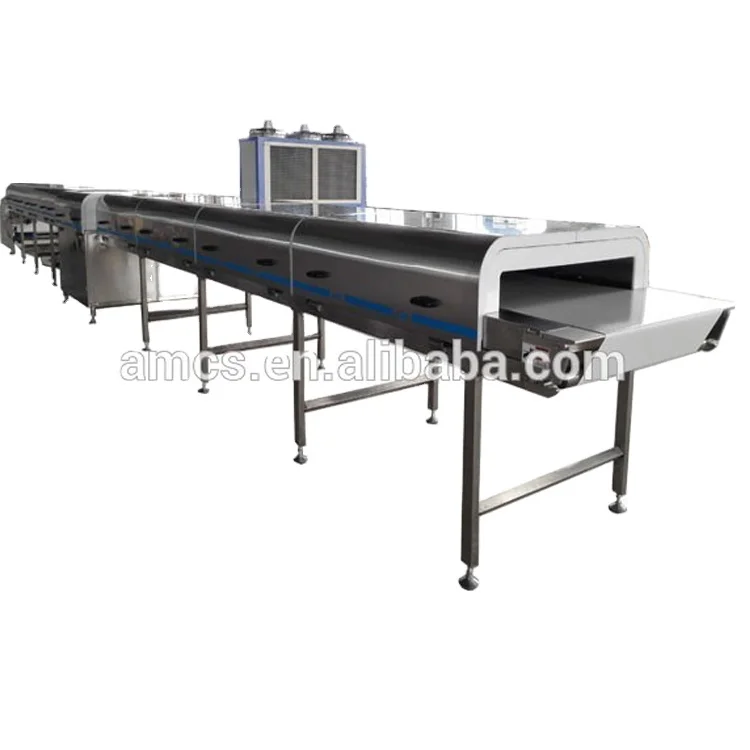 china supplier stainless steel shoe polish cooling tunnel