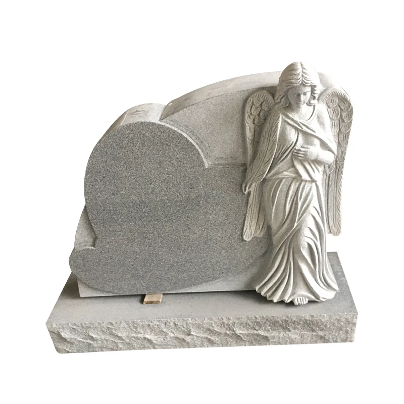 Европейский и американский стиль Свадебный ангел гравировочный камень гранит мрамор сердце породы для (1600511986683)