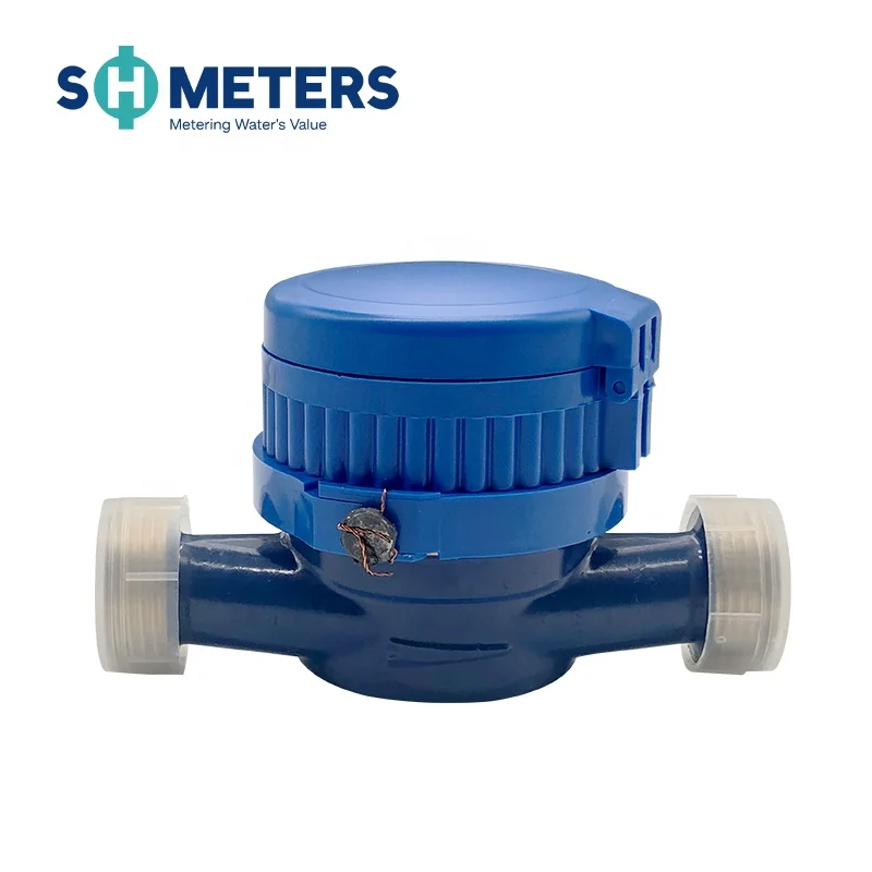ISO4064 Class B R80 1/2 inch size domestic single jet water meter