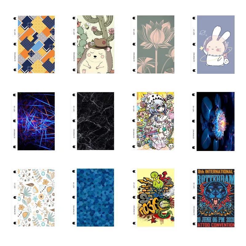  3D Relief Varnish Mobile Phone Back Film/Phone Wrap Skin/Colorful