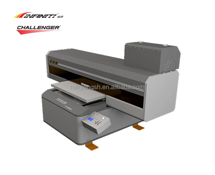 Infiniti FY-6042F A4 Mini UV Flatbed Printer For Phone Cover bottle Toy making cosmetics gift Printing