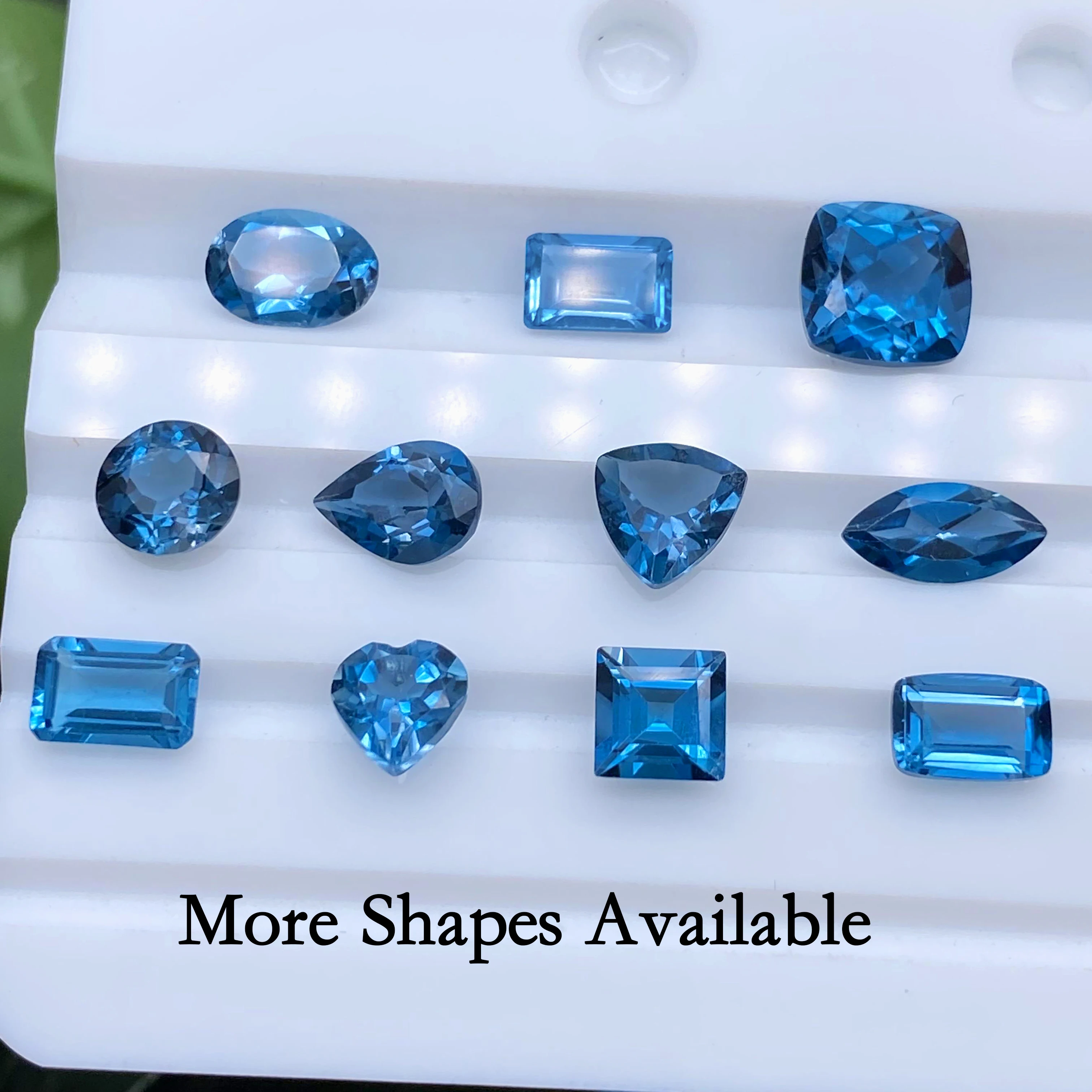 Topaz Marquise Shape 4x2mm~14x7mm High Quality Natural Topaz Crystal Blue Gemstone  Jewelry Making Natural London Blue Topaz