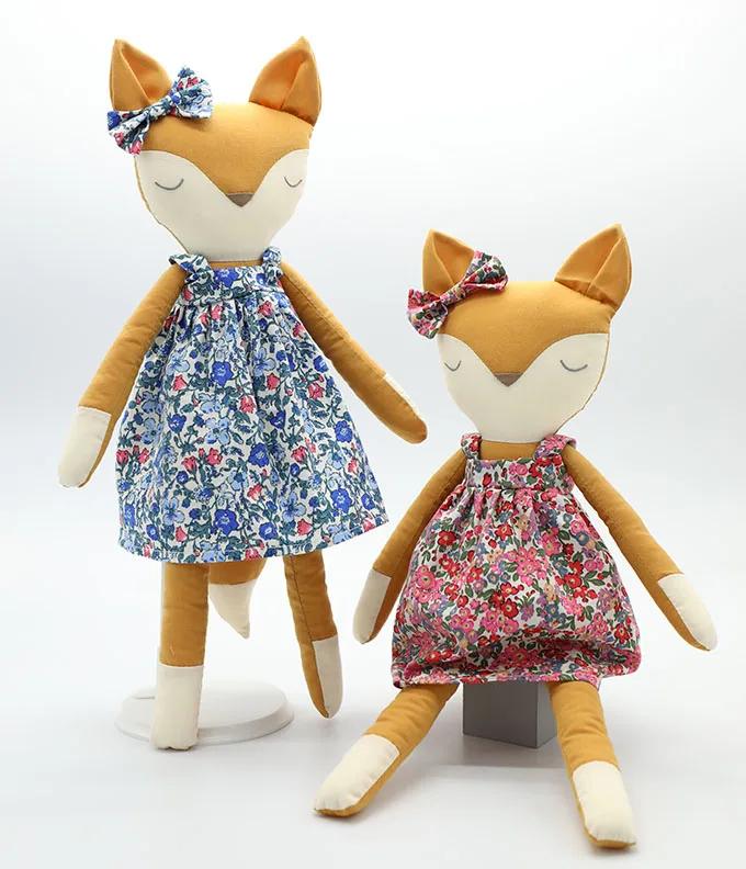 2020 Beautiful retro custom organic cotton stuffed tplush toy for baby handing dolls