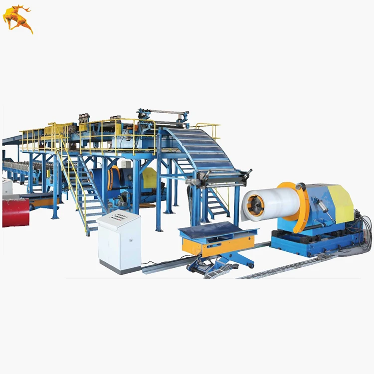 House Building Automatic Material Board making Machinery PU sandwich panel machine production line For Wall Roof