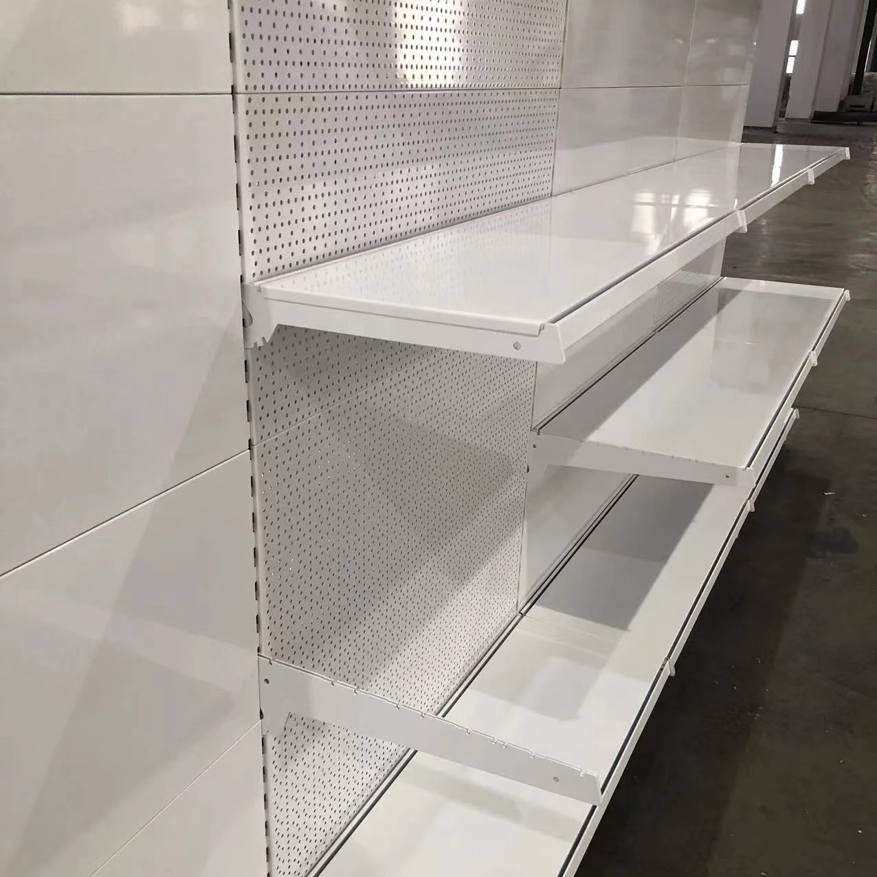 Various styles supermarket display shelf, display stand for gondola shelving