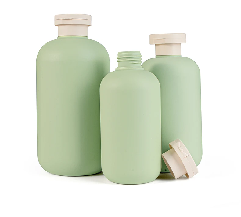 flip cap shampoo bottle HDPE 200ml 260ml 300ml 350ml 400ml 500ml shamoo and conditioner bottles lotion plastic squeeze bottle