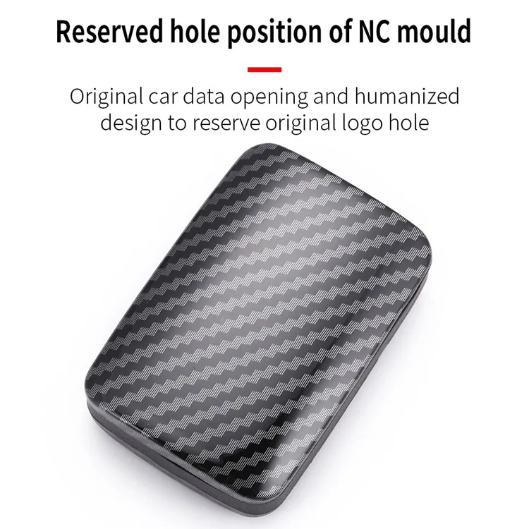 ABS Carbon Fiber Car Key Case Cover Shell For Mazda 3 Alexa CX30 CX-4 CX5 CX-5 CX8 CX-8 CX-30 CX9 CX-9 Protected Fob Accessories