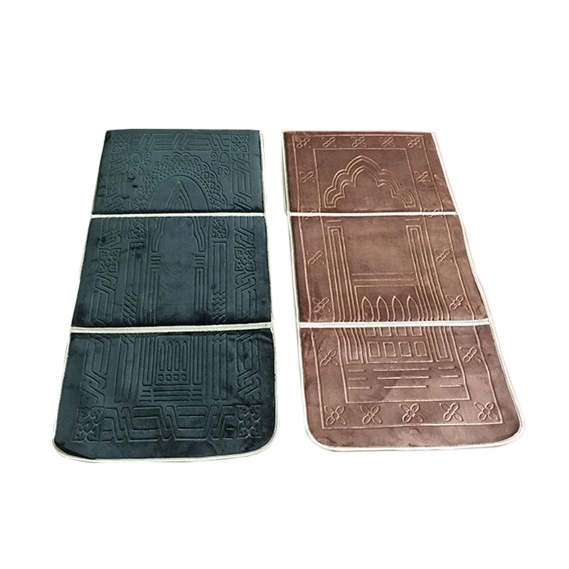 50*110cm islamic foldable family portable muslim prayer mat rug carpet