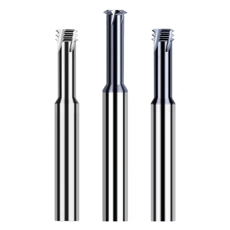 Single Thread Milling Cutters For Metric Steel High-Precision with Coating Cnc 60 Degree Tungsten Steel Single Tooth Thread Mill