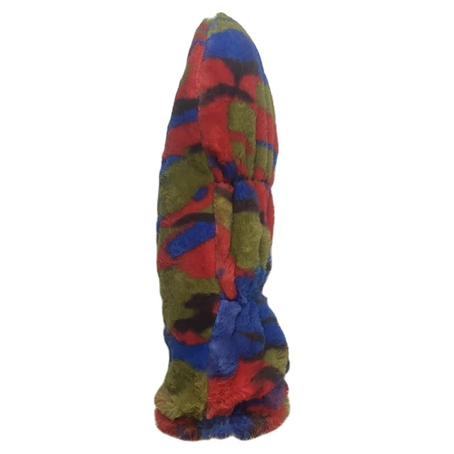 New Product Imitation rabbit hair fabric golf driver headcover custom logo