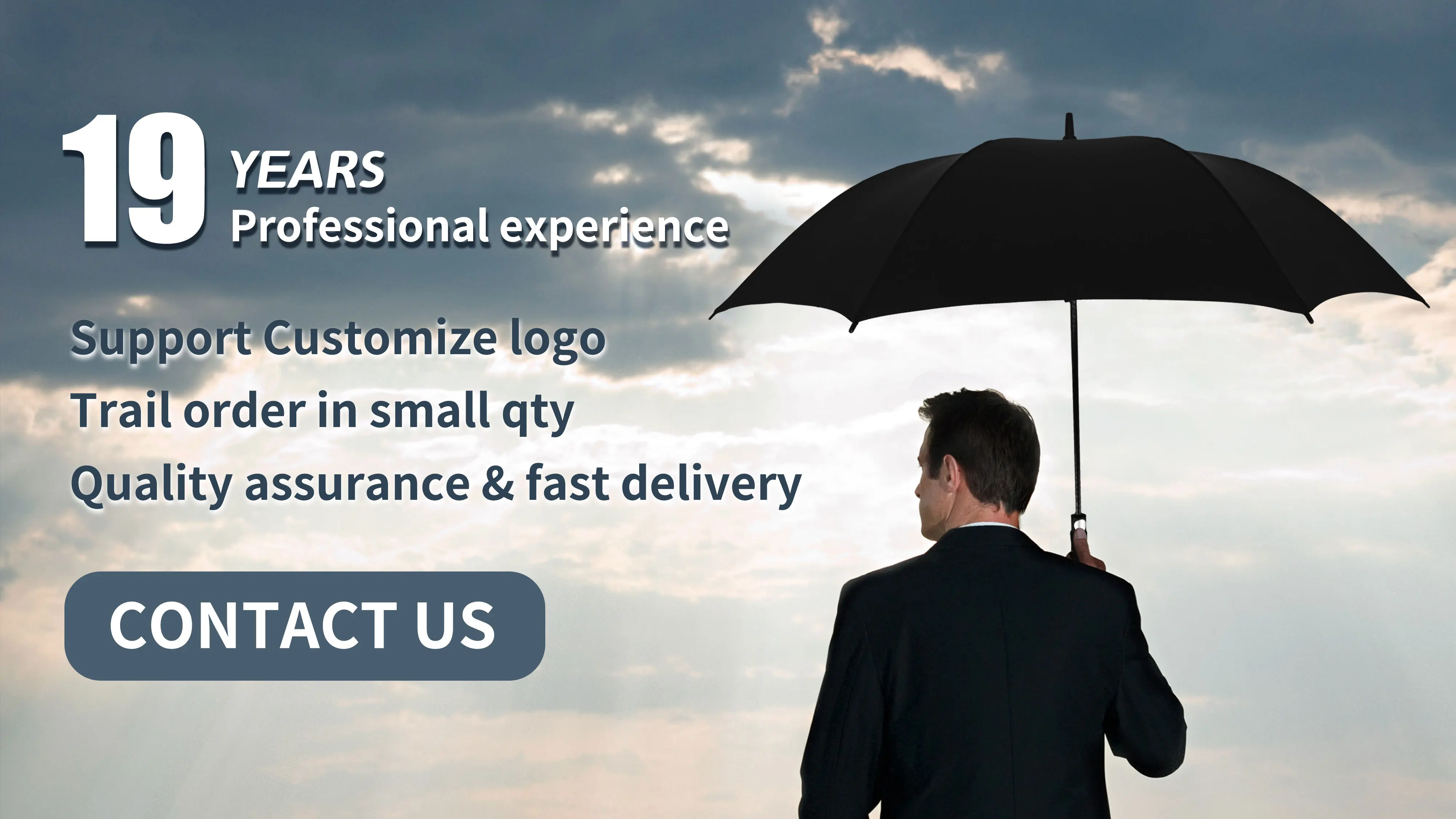 LOTUS Factory Directly Promotional 23 inch Automatic Open 3 Folding Umbrella with Logo Printing