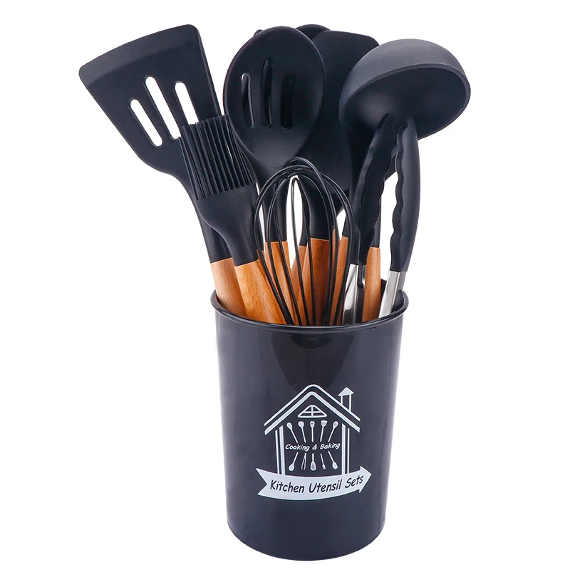 Amazon sells Household kitchen accessories 12pcs silicone cooking utensil set