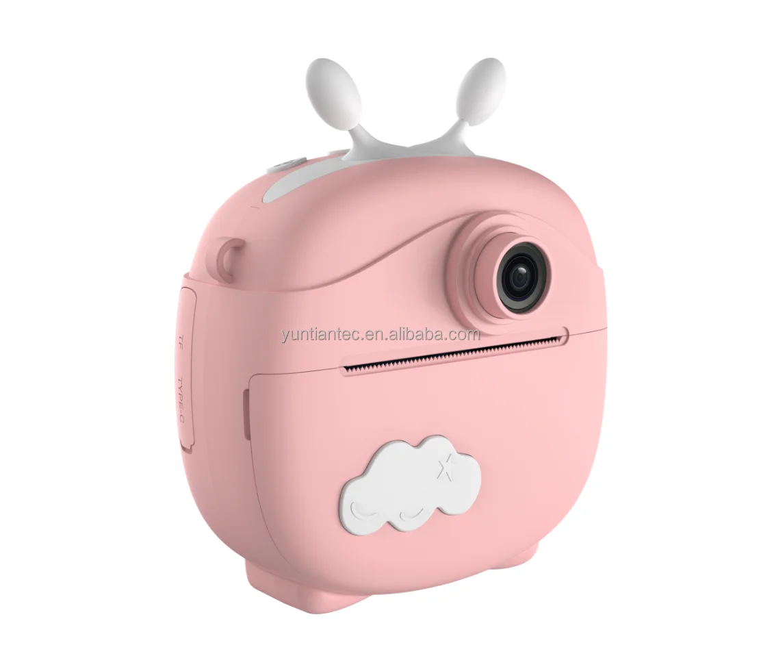 2024 New Design Instant Print Camera Thermal Paper Kids Action No Ink Printing Digital Camera for Children Portable Printer Cam