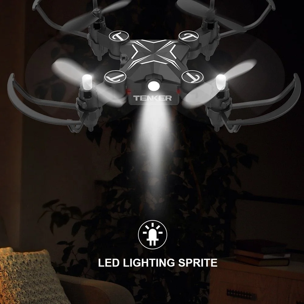 TENKER Kids RC Flying Radio Control Mini Drone Toys