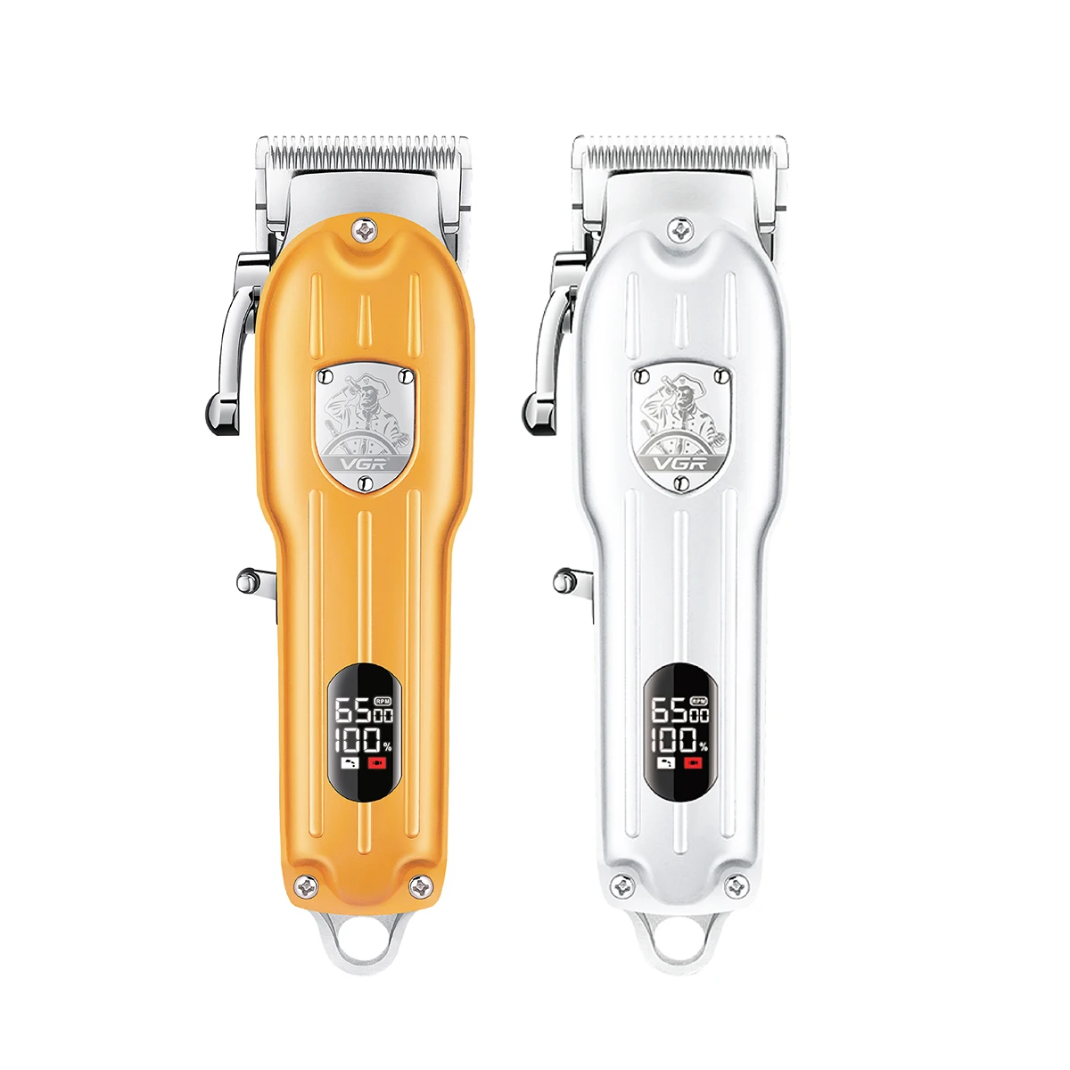 VGR V-092 Newly Design Metal Usb Rechargeable Cordless Hair Trimmer Professional Electric Hair Clipper for Men