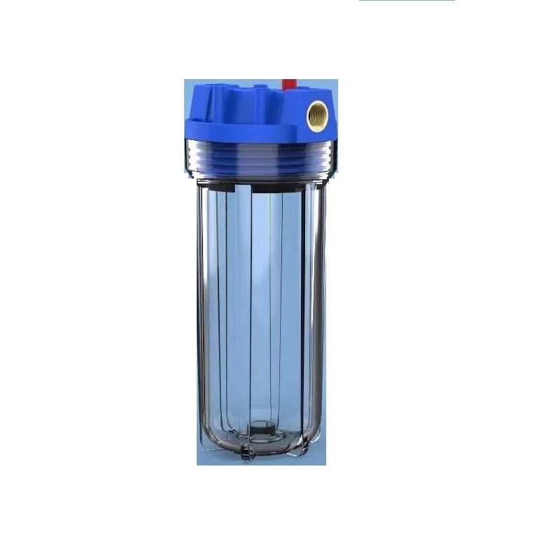 CE Prefilter Bottle 10 inch 1/2 copper connector Prefilter Water Purifier Plastic Transparent Bottle Pre Filter