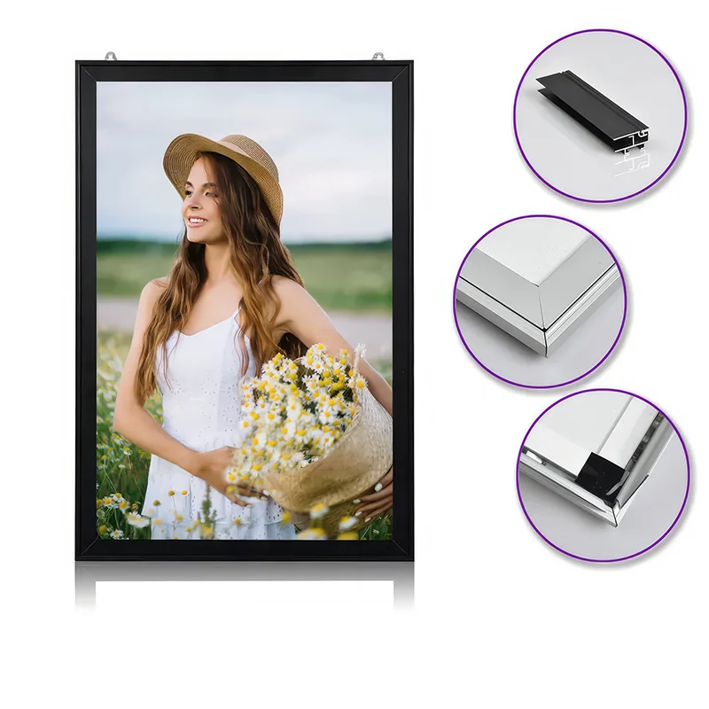 Advertising Backlit Led menu board Light Box sign Led Slim Light Box Advertising Sign Boards