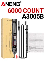 ANENG A3005B Digital Multimeter Non-Contact Professional Meter Pen Type Auto 6000 Counts AC/DC Voltage Ohm Diode Tester For Tool