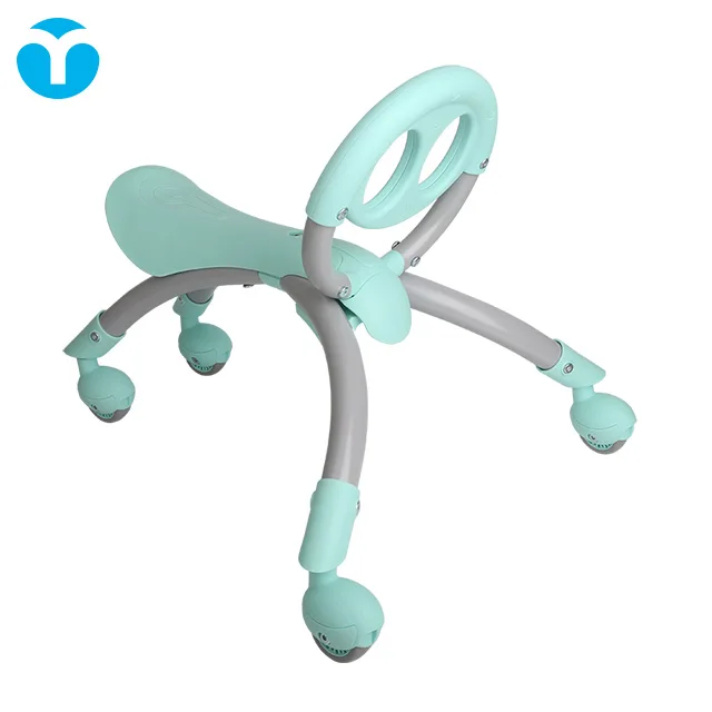 Детские ходунки для мальчиков и девочек ходунки на четырех колесах подходят для 12-36 месяцев зеленого цвета