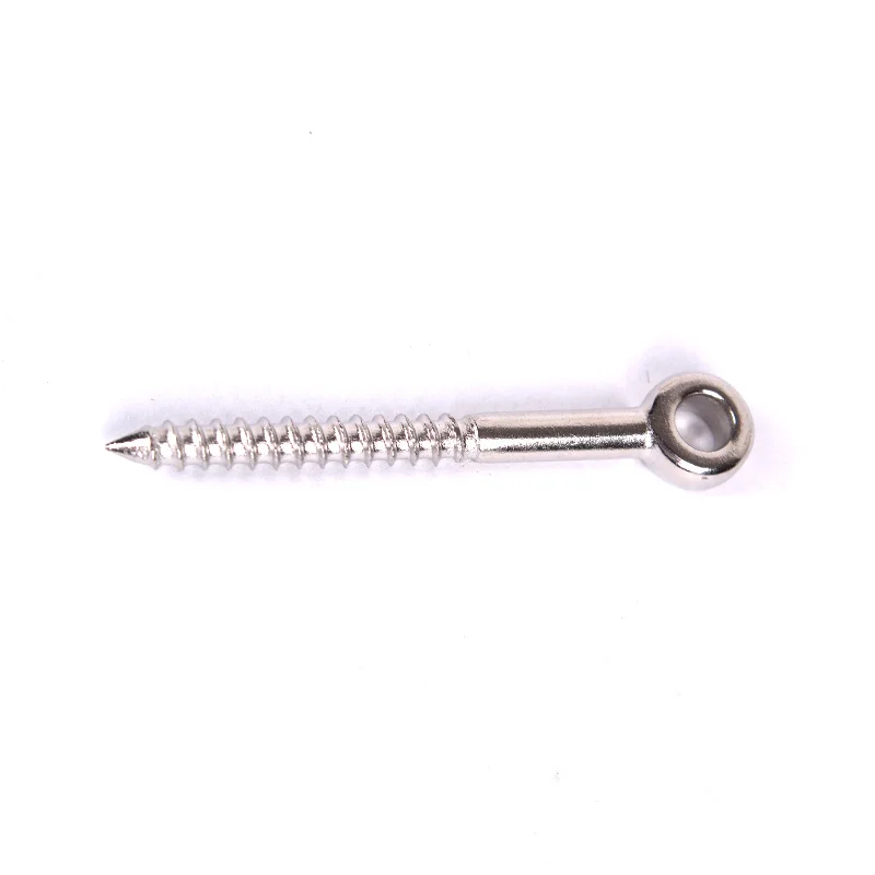 The New Listing 304 316 Stainless Steel Marine Hardware Long Eye Bolt With Wood Thread  Cable railing tensioner