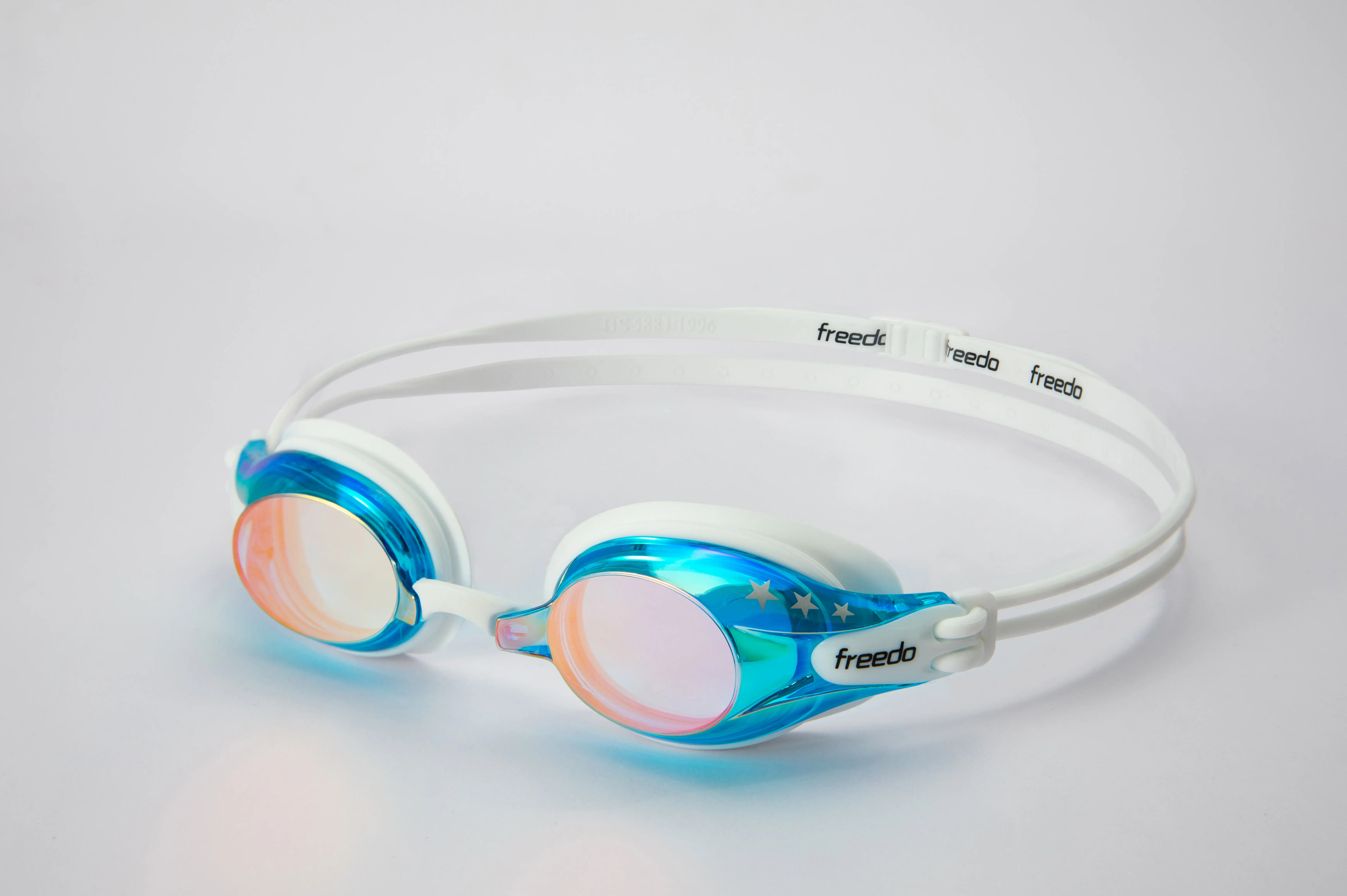 3-Pack  Anti-fog UV-protection Mirrored Coating Racing Training wholesale Swimming Goggles