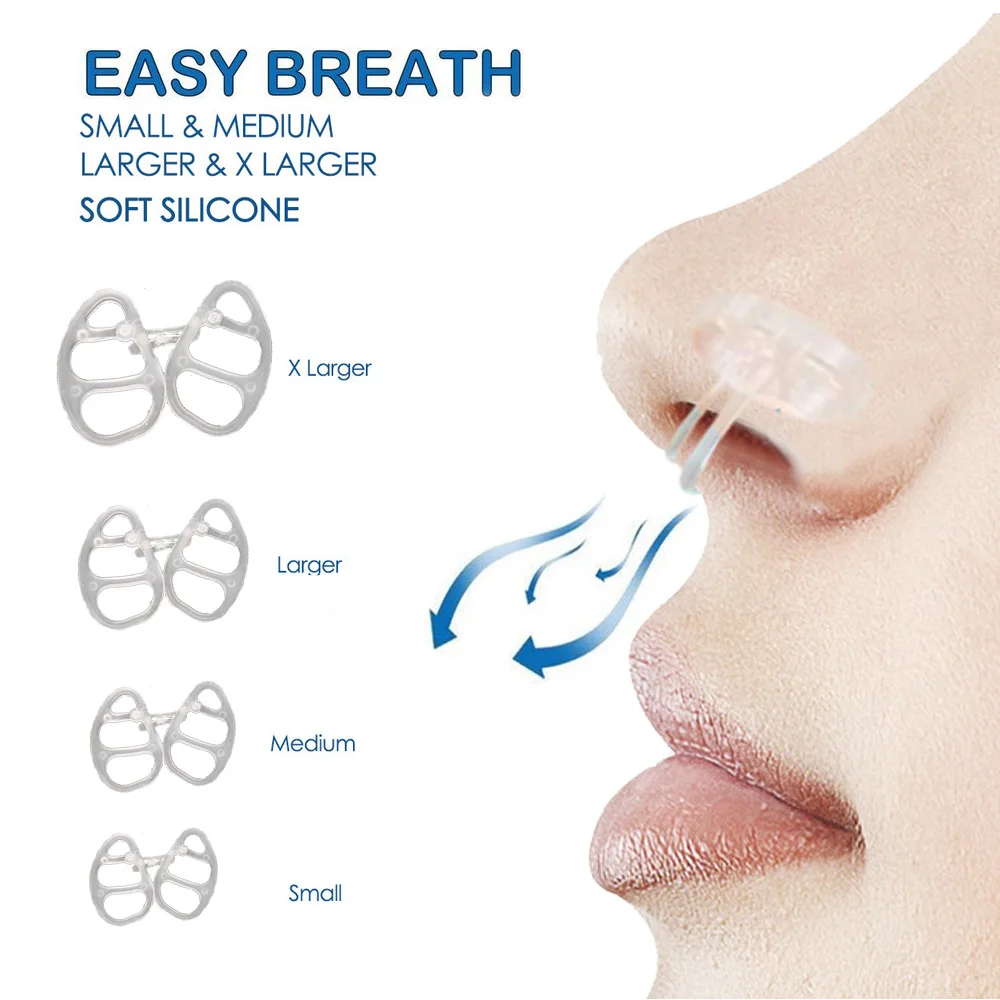 Customization Products Anti Snoring Ring Nasal Dilators Soft Silicone Nose Rings