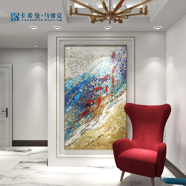 Factory Price Newest Custom Pattern Ceramic Mosaic Tile Pattern Mural Design For Wall Mosaic Art Decor