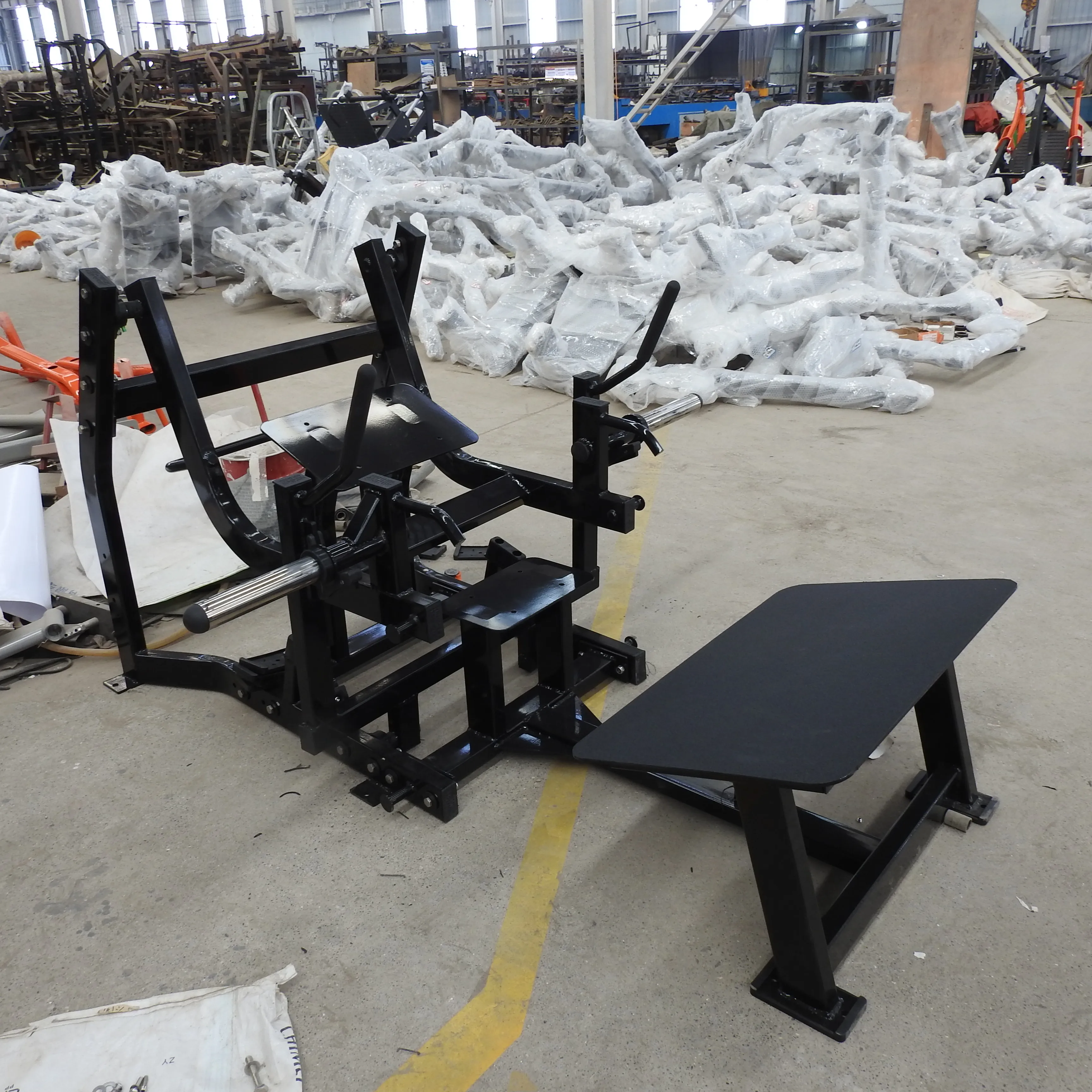 Sport Fitness Equipment Gym Hip Lift Hip Thrust Plate Loaded Gym Equipment Glute Drive Machine