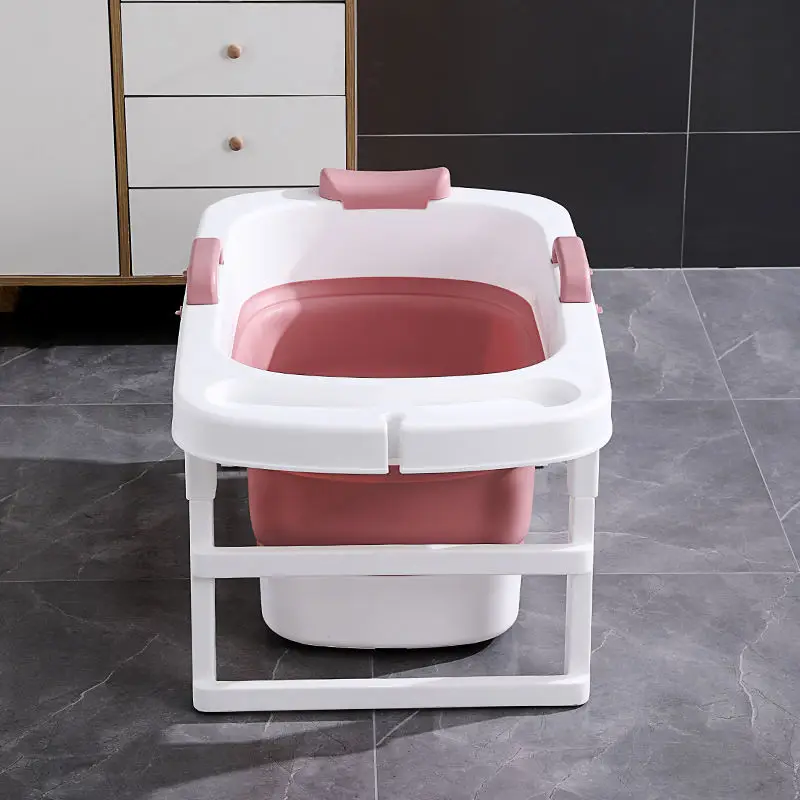 Indoor Cheap Plastic Portable Baby Bath Tub Foldable Kids Bathtub For Baby
