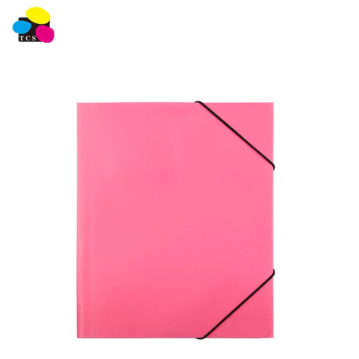 Promotional Cheap Customized A4 Size 400G Recycled Board 3-Flap Elastic Folder With 10Pcs Packed For Document management