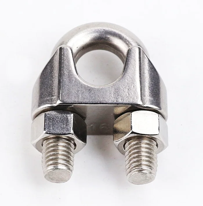 Power Construction Cable Fixed 6mm-36mm Malleable Wire Rope Clip