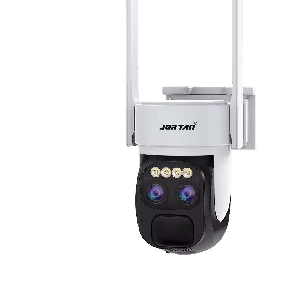 4k 10x Zoom wifi 4G Solar IP PTZ wireless Camera Double lens outdoor color night vision monitor charge 10000mAh battery