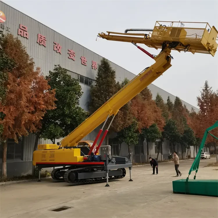 Dth rock drill rigs high lifting anchoring drilling rig
