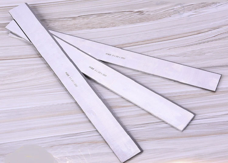 300*30*3mm HSS  W9 machine with straight edge flat carpenter blade Tungsten steel WOOD PLANER Planer blade