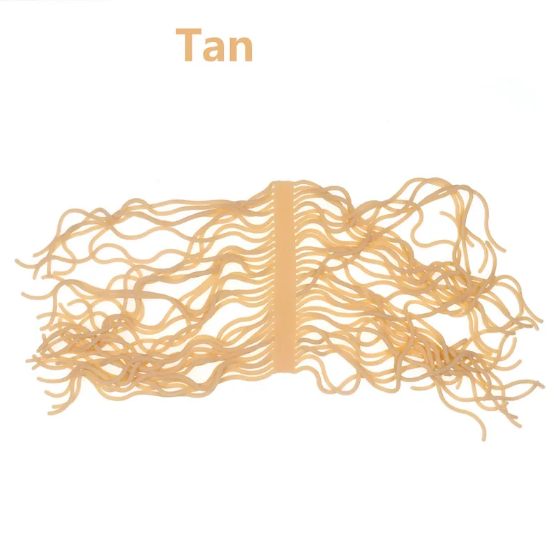 60pcs Bag Fly Fishing Tying Materials Squirmy Wormy Artificial Kit Worm Flies Plastic Worms Soft Fishing Lures