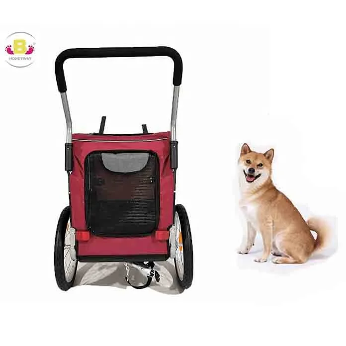 
2-in-1 Pet Bicycle Trailer for Dogs Medium to Small outdoor cart 