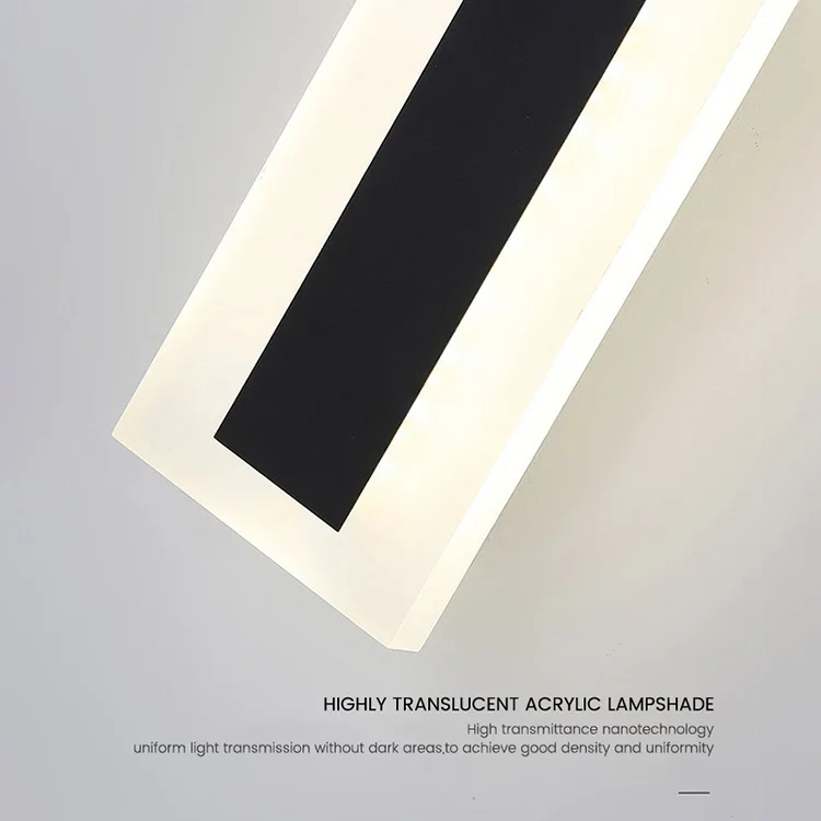 Decorative 220V LED Wall Lamp Aluminum Base Street Exterior Lighting for outside House Outdoor Wall Sconce