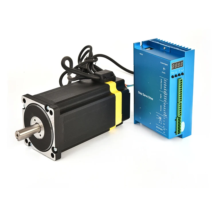 China hybrid Nema34 high torque  cnc kit 3 4 axis hybrid closed loop 12nm integrated servo nema 34 stepper motor
