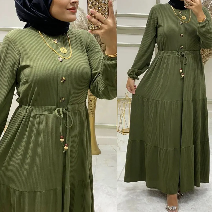 2023 Turkey New Latest Designs Traditional Muslim Clothing Robes Modest Islamic Clothing Muslim Women Dress Vestidos