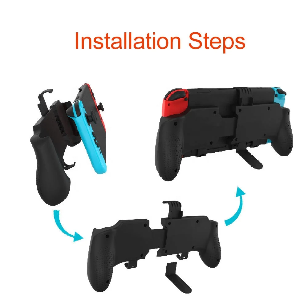 JYS-NS183 для Nintendo Switch OLED 3 в 1 игровая консоль держатель защитный чехол ручка со съемной кронштейн
