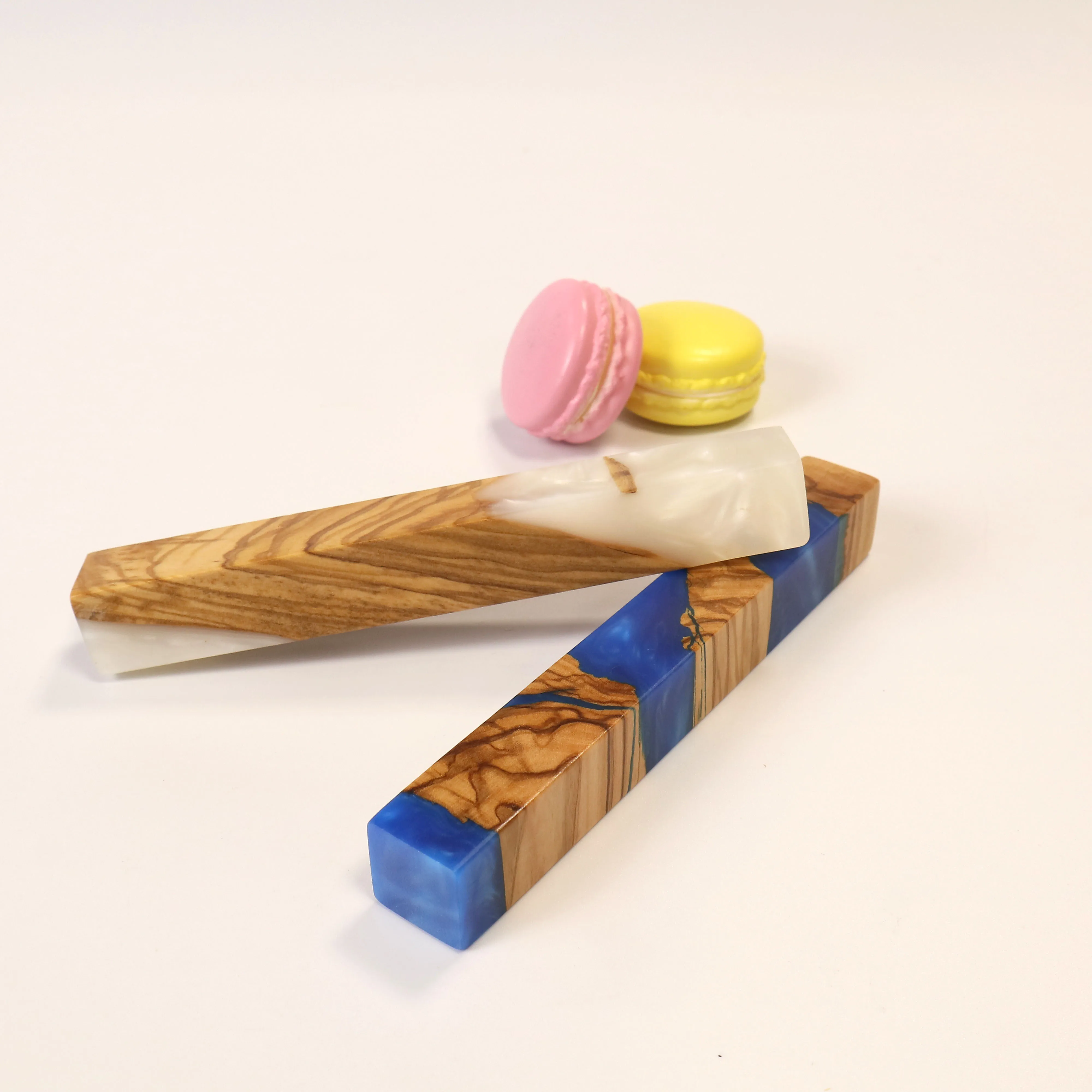 Handmade Gift Olive Wood Resin Mezuzah case ,Mezuzah bar