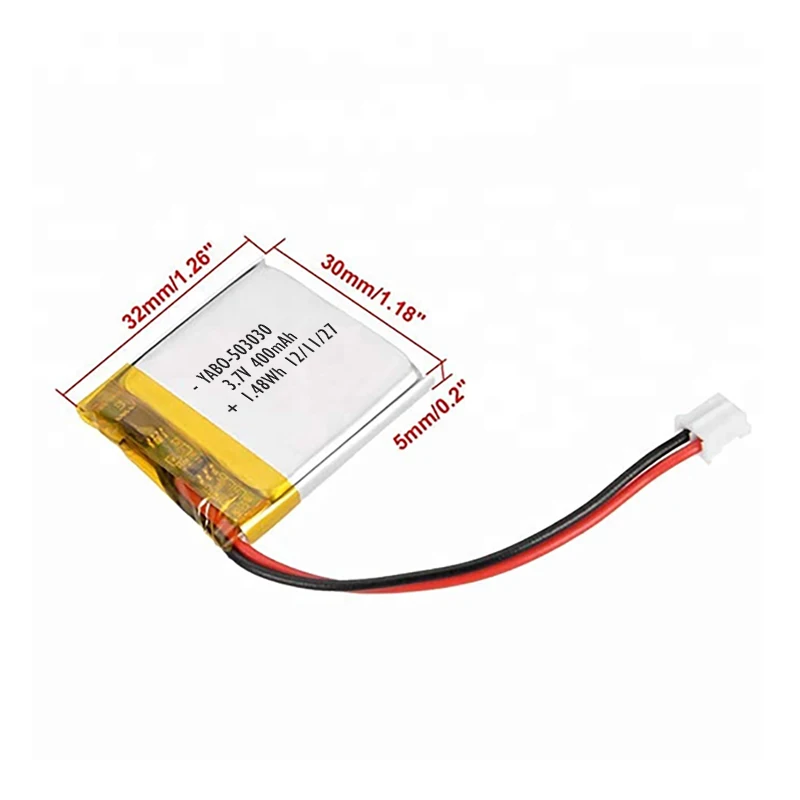 3.7V  401745 High Temperature 75Mah 250Mah 380Mah 600Mah 063954 620Mah Solid State Lithium Polymer Battery With 680Mah