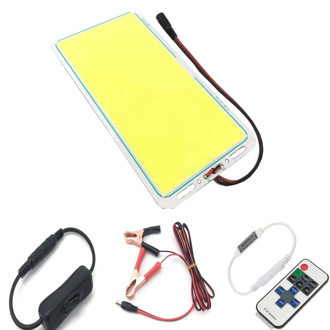 Hot selling DC12-14V 60W COB LED panel light street lamp camping light car battery lamp