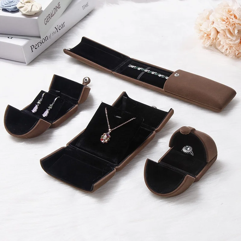 Wholesale Luxury Ring Necklace Logo Customized Jewelry Gift Box