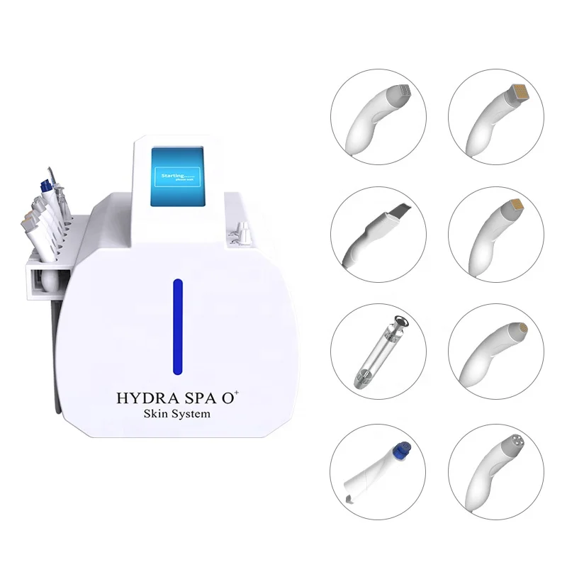 Portable 8 In 1 Power Peel Microdermabrasion Machine Diamond Dermabrasion Water Peeling Aqua Facial Machine Hydradermabrasion