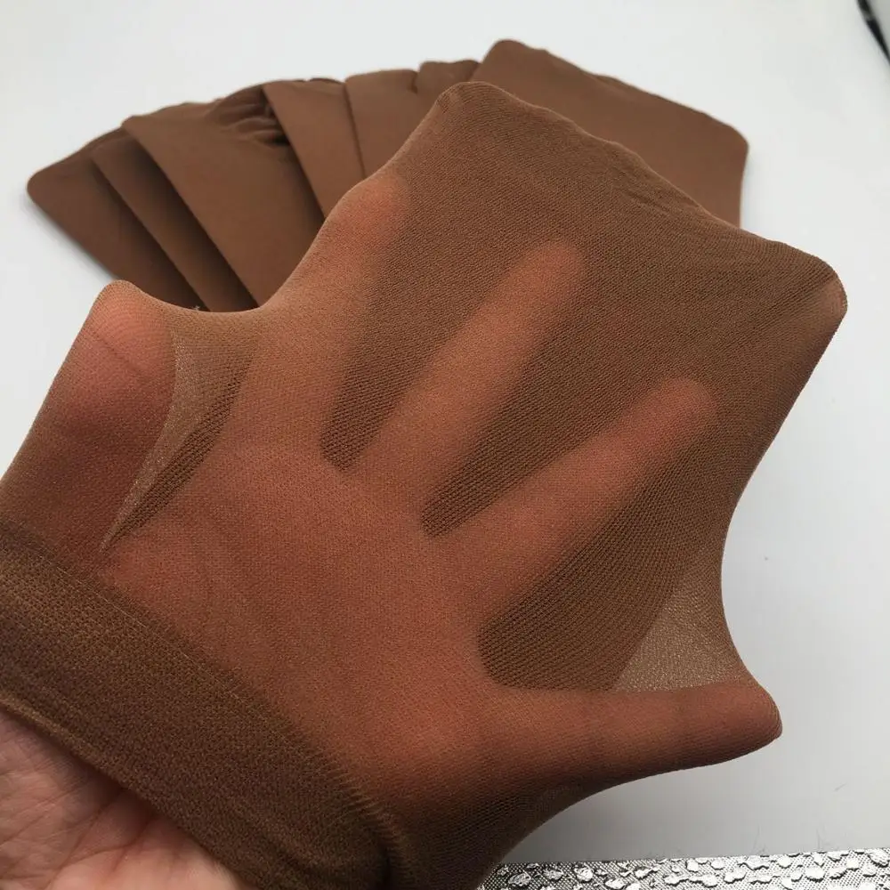 
Polyester Hairnet Unisex Stocking Wig net, Nylon Stretch Mesh Lace Wig nets for Wearing Wigs 