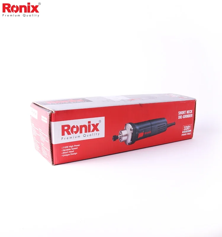 3301 RONIX короткошейная шлифовальная машина 6 мм 710 Вт