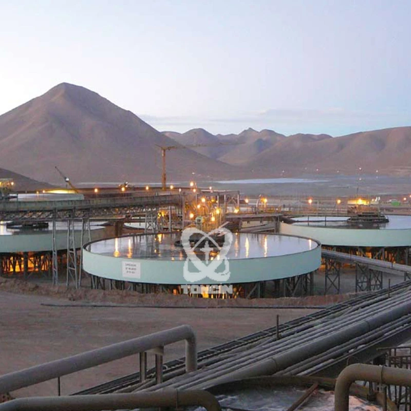 Automatic mining tailing concentrate processing slurry sewage sludge dewatering  high efficiency rate thickener machine price