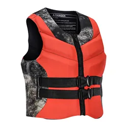 Custom Factory Price Water sports Vest  Life Jacket for Adults Guangzhou Neoprene Life Jacket