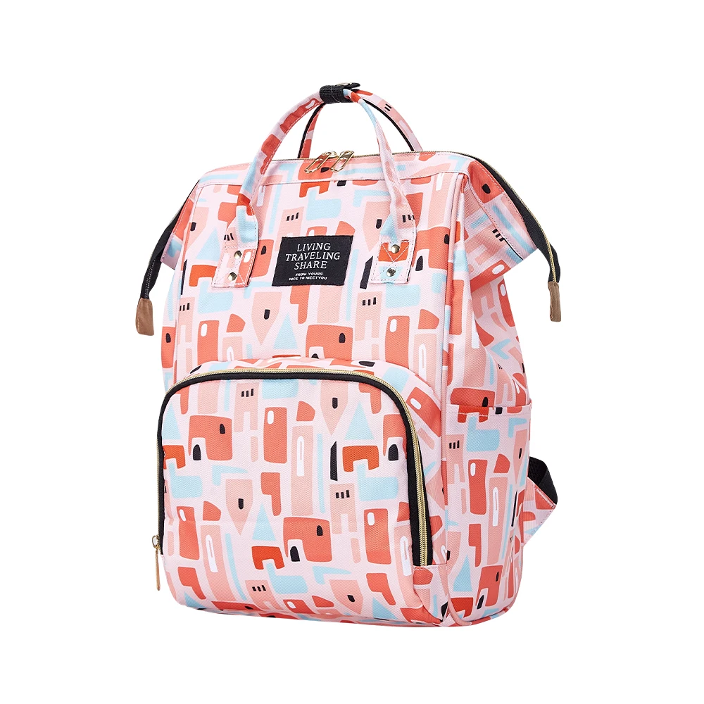 600D waterproof Oxford cloth baby nappy bag portable travel mommybaby diaper bags printing